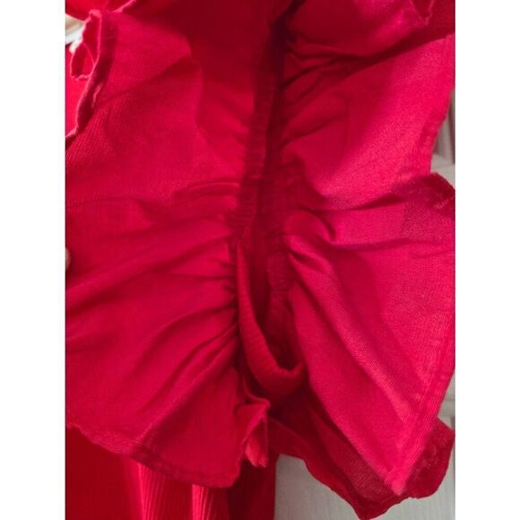 Tuckernuck Pomander Place Red Ribbed Top M - Picture 5 of 8